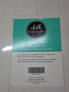 Chalk Couture Block Set